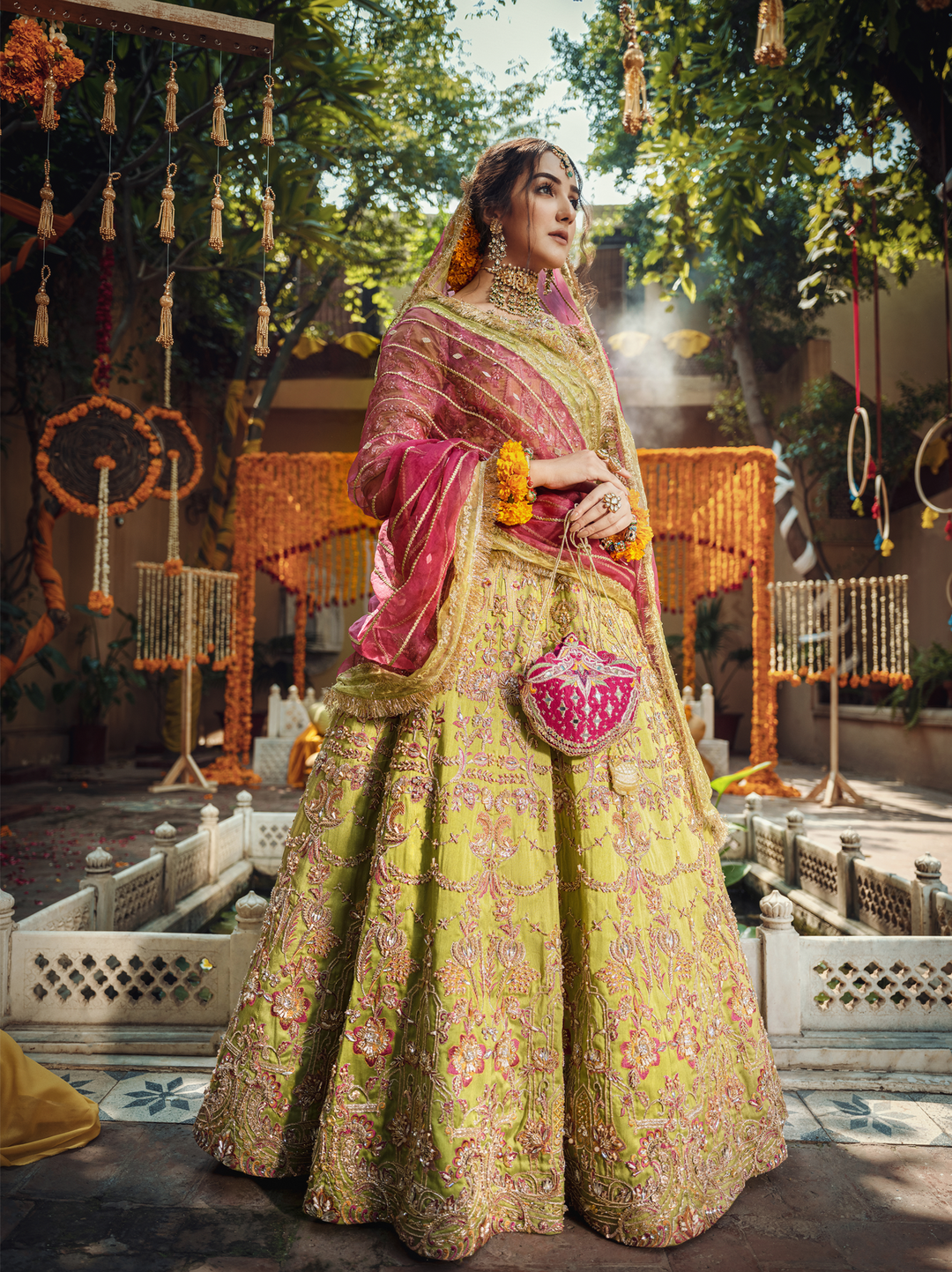 mehndi bridal-ayesha and usman-best fashion designer in pakistan