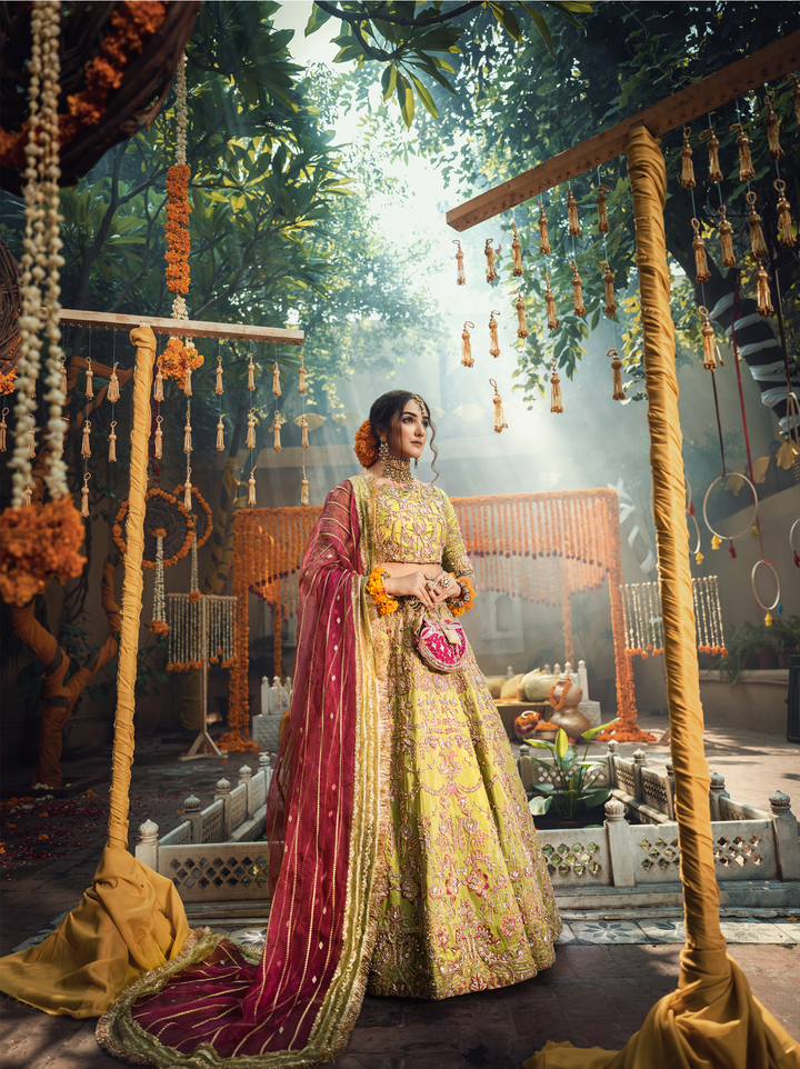 mehndi bridal-ayesha and usman-best fashion designer in pakistan