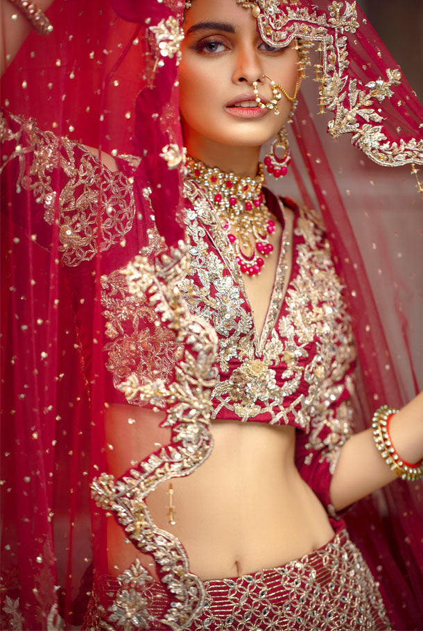 Red bridal dress-fashion designer-pakistan-ayesha and usman