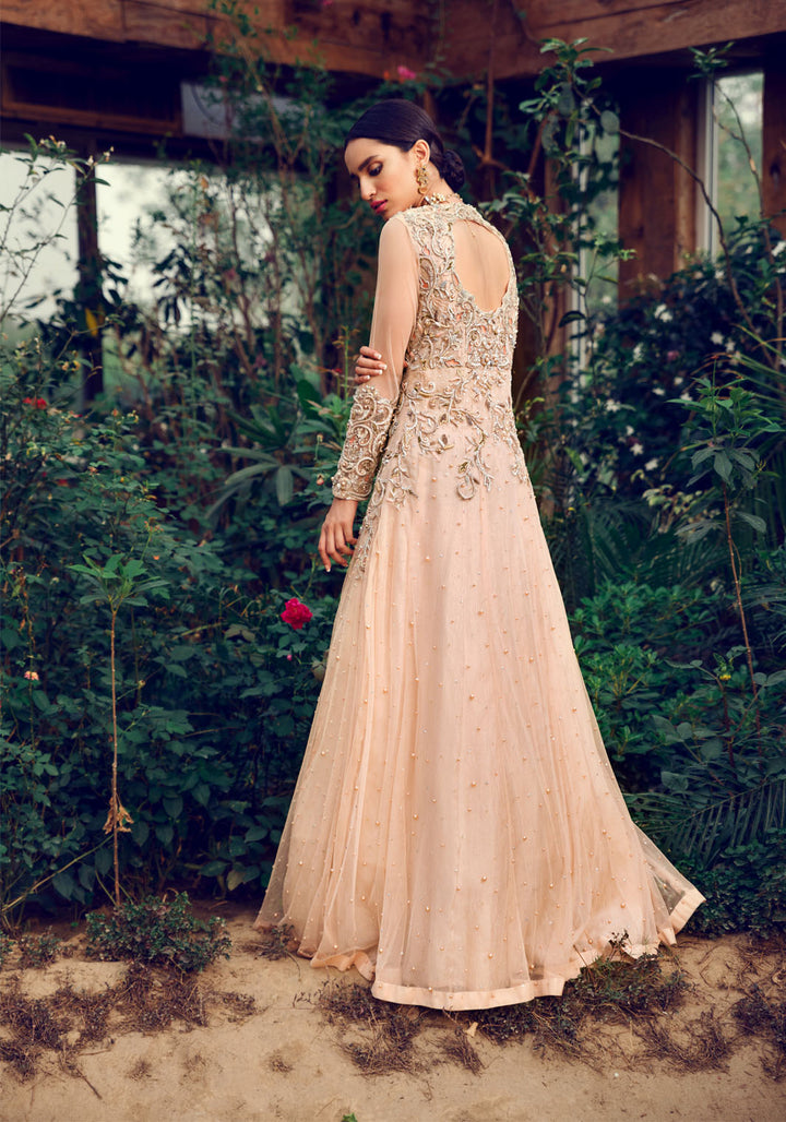 [bridal and formal wedding] - Peach gown